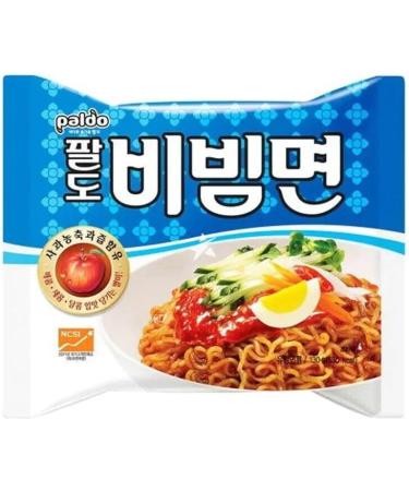 PALDO BIBIM MEN Korean Sweet & Spicy Stirred Fried Ramen Noodles 130g (Pack of 10) - Buy Online on GoSupps.com