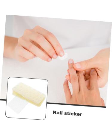  FRCOLOR FRCOLOR 200 Sheets Nail Jelly Glue Self-Adhesive Nail Sticker Self-Adhesive Nail Glue False Nail Glue Labels Nail Art Stickers Double-Sided Nail Stickers Nail Glue Tabs Silica Gel - Buy Online on GoSupps.com