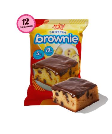 Prime Bites High Protein Brownie (12 Per Box, Cookie Dough Bites) - 19g of Protein, 5g of Collagen, Gluten Free, Low Sugar Treat, Delicious Protein Snack - Buy Online on GoSupps.com