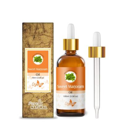 Crysalis Sweet marjoram (Origanum Majorana) Oil |100% Pure & Natural Undiluted Essential Oil- 100 ml with Dropper 100 ml (Pack of 1)