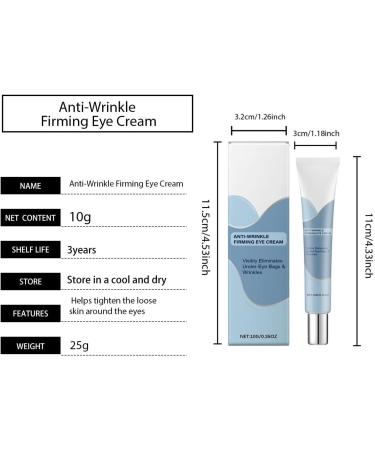 Instant Anti Dark Circles and Wrinkle Cream 2025 Eye Contour Cream Anti Wrinkle Eye Contour Care Serum Retinol Anti Eye Bag Cream Anti Eye Bag Dark Circles Under Eyes (1) - Buy Online on GoSupps.com