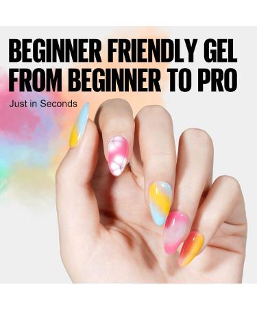 TOMICCA Clear Blooming Gel Nail Polish - Soak Off UV LED Blossom Gel for Watercolor Effect and Marble Nail Art Design - Buy Online on GoSupps.com