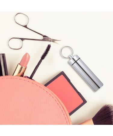 Lifkomes Metal Storage Box - Outdoor Pill & Q-Tips Holder | Game Striker & Keychain - Durable Aluminum Alloy - 3-in-1 Travel Organizer - Buy Online on GoSupps.com