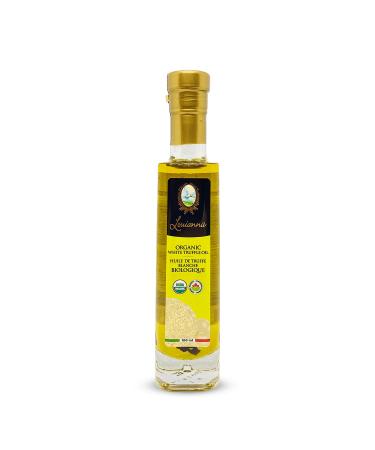 Louianna - Organic White Truffle Oil, Gluten-free Truffle Seasoning, Truffle Oil for Drizzling, Made with Extra Virgin Olive Oil and Fresh White Truffle, 100 mL