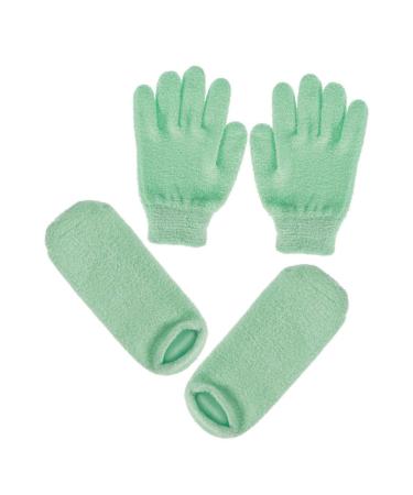 FRCOLOR 2 Pairs Sports Bras for Girls Moisturising Gloves Overnight Hand Moisturising Gloves Moisturising Sleeping Gloves Man Sock Spa