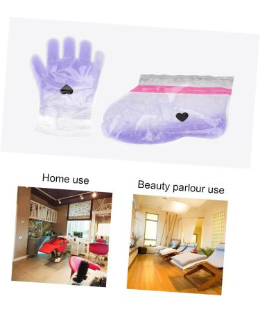 Ipetboom Personal Care 2 Pairs Wax Gloves Purple Non-woven Fabric Spa Cosmetic Close Friends - Buy Online on GoSupps.com