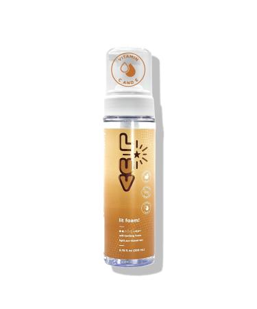 L-UV lit foam! Light sun kissed tan. Transparent and no color transfer foam with Vitamin C and E. Perfect for a natural and flawless looking tan.