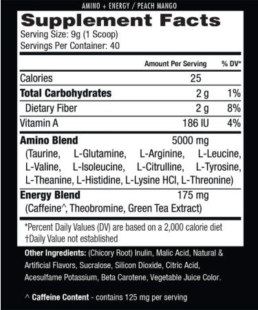 ReFUEL Amino + Energy 360g 40 Servings Raspberry Lemonade - Buy Online on GoSupps.com