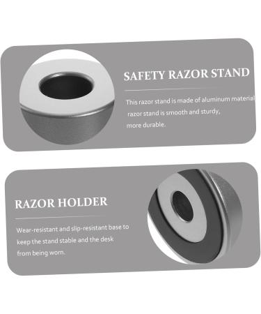 Premium Aluminum Razor Organizer - Healeeved 2-Piece Stable Holder for Men's Safety Razors - Buy Online on GoSupps.com