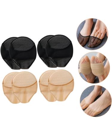 minkissy 20 Pairs Half Socks Comfortable Forefoot Pads Non-slip Toe Socks Metatarsal Pads Compact Toe Socks Toe Socks for Heels Summer Accessories Cotton Breathable Women's Dash The Ball - Buy Online on GoSupps.com