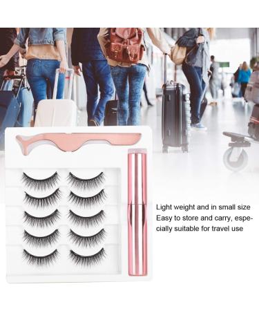 Sonew Magnetic Eyeliner and Lash Kit - 5 Pairs, No Glue Needed, Natural Look, Long Lasting 3D Extension Set - Buy Online on GoSupps.com