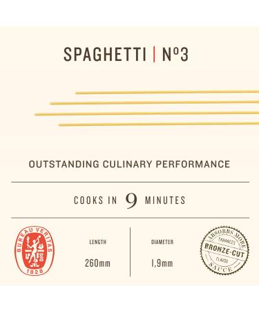 Rummo Italian Pasta Spaghetti No.3 - Al Dente Perfection (5 Pack, 16 oz Each) - Buy Online on GoSupps.com
