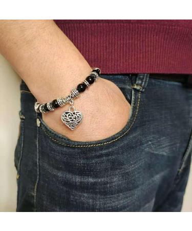 YIUPEDRFG Natural Stones Bracelet | Energy Balance & Chakra Healing | 7 Crystals 8mm | Perfect Gift for Mindfulness & Wellness - Buy Online on GoSupps.com