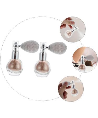 FOMIYES 2pcs Spray Glitter Spray Mist Bottle for Hair Glitter Makeup Glass Bottle Highlighter As Shown 1 7.5x6cm - Buy Online on GoSupps.com