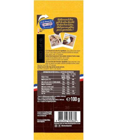 Poulain Extra Dark Chocolate 4 x 100 g - Buy Online on GoSupps.com