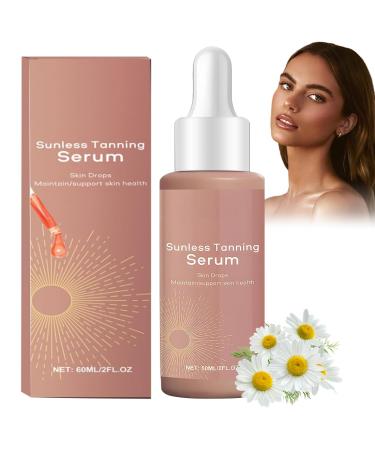 Gouttes Bronzantes Sans Soleil Sunless Tanning Drops Gouttes Bronzantes NaturellesGouttes de Bronzage Sans Soleil Pour le Visage et le Corps pour tous types de peau (1 Pcs)