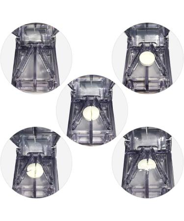 Pill Cutter - Best Design in the USA for Small or Large Pills - Vitamins Cutter and Splitter - 2pc Set - Buy Online on GoSupps.com