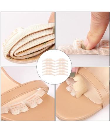 Holibanna 6 Pairs Heel Grip Cushions | High Heel Forefoot Metatarsal Pad Inserts | Reusable Insoles for Men & Women - Beige - Buy Online on GoSupps.com