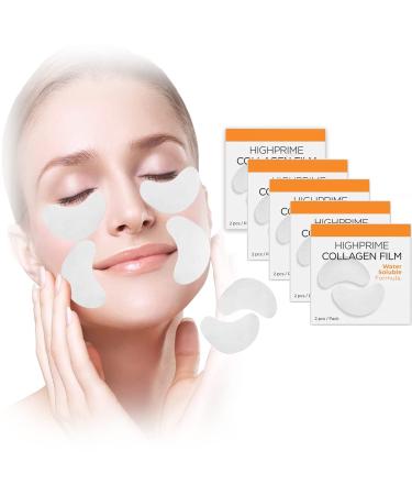 DERMANCE Korea Highprime Collagen Soluble Film - Lighten Dark Circles and Bags Under the Eyes Anti-wrinkle Lifting and Firming Mask (5box)