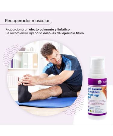Arnica Cream 200ml - Cooling Gel for Tired Legs Swollen Legs & Varicose Veins Relief | Soothes Pain for Men & Women - Buy Online on GoSupps.com