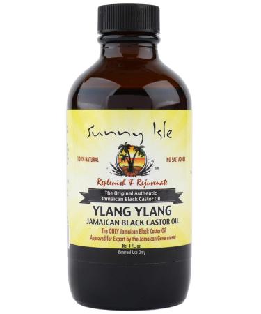 Sunny Isle Ylang Ylang Jamaican Black Castor Oil 4oz - Buy Online on GoSupps.com