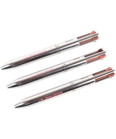 Verdant Touch 3 Pack 4 in 1 Eyebrow Highlighter Pen Portable and Durable - Buy Online on GoSupps.com