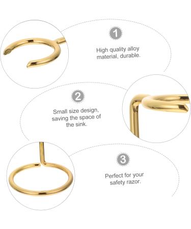 Frcolor Razor Brushes Keeper Suit - Men's Electric Shaver Brush Holder & Beard Stand - Pink & Metal Frame - Buy Online on GoSupps.com