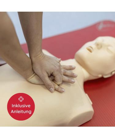 First Aid Bag for Companies & Home | DIN 13157 Certified | Red Association Pocket with Filling | Portable First Aid Kit - Buy Online on GoSupps.com