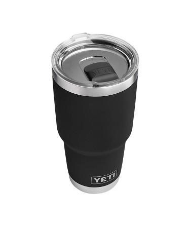 YETI Rambler 30 oz Stainless Steel Vacuum Insulated Tumbler w/MagSlider Lid Black 1 Count (Pack of 1)