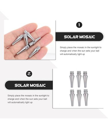 SEWACC Rhinestone Sticky Pen Tips 6pcs Cases Nail Embroidery Drill Art Tool Point for Steel Tips Pen Replacement Diy Heads 2.2X0.5cm - Buy Online on GoSupps.com