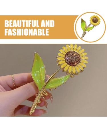 minkissy Sunflower Hair Clips: Fashion Flower Shaped Claw Clips Nonslip Large Claw Hair Clamps Hair Barrettes for Thin Hair Thick Hair - Buy Online on GoSupps.com