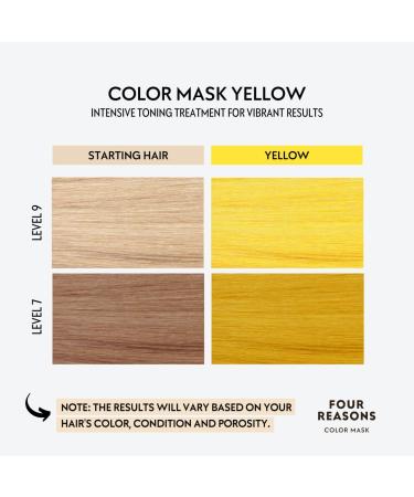 Four Reasons Hair Tower Conditioner - Natural Intensive Yellow Tint | Semi-Permanent Hair Color for Gentle Vibrant Results - Buy Online on GoSupps.com