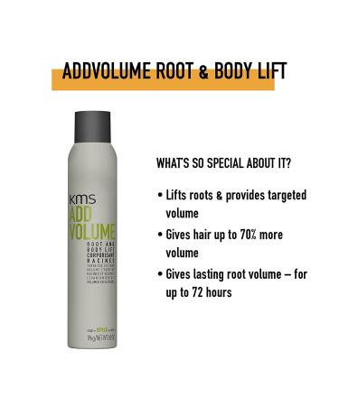 KMS Add Volume Root and Body Lift 6.7 oz - Volumizing Hair Spray - Buy Online on GoSupps.com