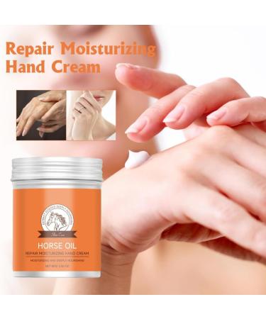 HAPPYWOO Hydrating Hand Cream with Horse Oil Hand Care Antifreeze Anti-Crack Moisturizing Refreshing and Non-Greasy - Buy Online on GoSupps.com