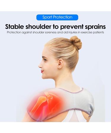 Keenso Double Shoulder Brace - Adjustable Support for Rotator Cuff & Joint Pain Relief - Graphene Fiber Comfort for Women & Men - Buy Online on GoSupps.com