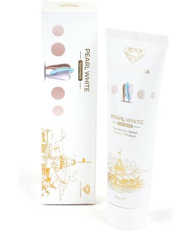 Naturally Whitening Toothpaste for Sensitive Teeth | Doctor Almas Herbal Toothpaste | Fresh Breath & Cavity Prevention (3.5 oz) - Fast International Shipping - Buy Online on GoSupps.com