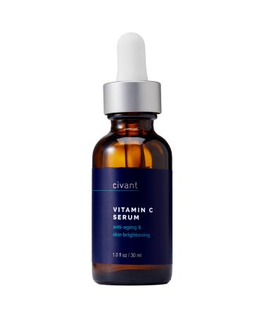Vitamin C Serum - Anti-aging and Skin Brightening for All Skin Types & Tones - Hyaluronic Acid & Vitamin E Serum For Face - Paraben Free Cruelty Free & Vegan 1.0 fl oz