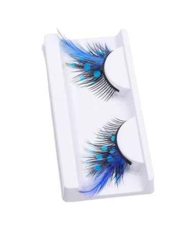 1 Pairs White Lashes Cosplay Lashes 3D Multi-Layered Anime Manga Lashes Effect Fluffy Wispy Cat Eye White False Eyelashes For Halloween Masquerade Eyelash Tools (A2)