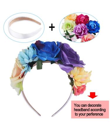 Satin Headbands White Ribbon Headband - 14 Pieces 1 Inch Plain DIY Hair Accessories for Women and Girls - Buy Online on GoSupps.com