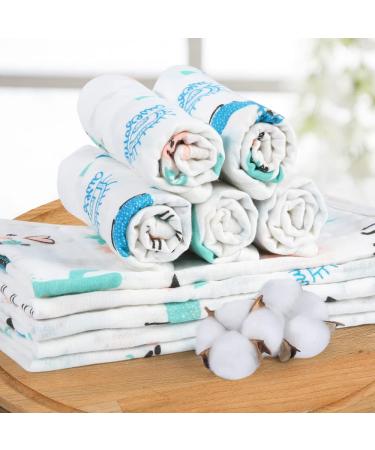 YOOFOSS 10 Pack Fabric Diapers 27x50 cm Absorbent Folding Diapers for Newborns Eco-Friendly Buth Wood & Alpaca Material - Buy Online on GoSupps.com