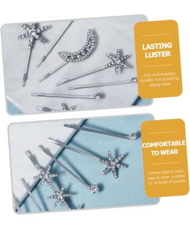 FRCOLOR Womens Hair Clips 1 Set Fringe Bobby Pin Hair Barrettes for Girls Goody Hair Clips for Women Hair Barrettes for Women Rhinestone Barrettes Hair Accessories The Side Headgear Alloy - Buy Online on GoSupps.com