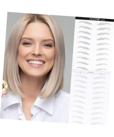 Housoutil Eyebrow Stickers 4 Sheets Pairs 4d Imitation Eyebrow Black Sticker Simulation Eyebrow Artificial Makeup Tools 6d - Buy Online on GoSupps.com