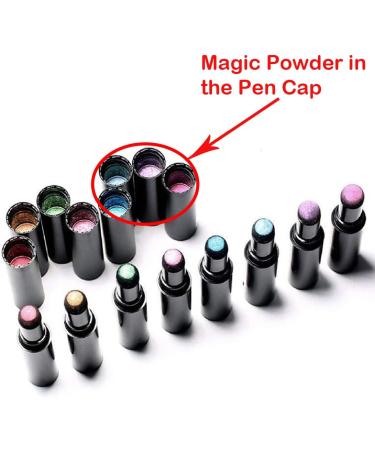Chrome Nail Powder Pen - Mirror Effect Glitter Nail Art & Eyeshadow Pen (MCB-16) - Buy Online on GoSupps.com