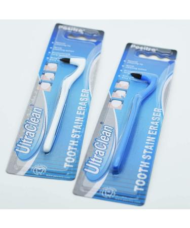 RMFC 2PCS Tartar Remover Tooth Stain Eraser Teeth Polishing/ Cleaning Kit Removes Plaque & Impurities (White & Blue) - Buy Online on GoSupps.com