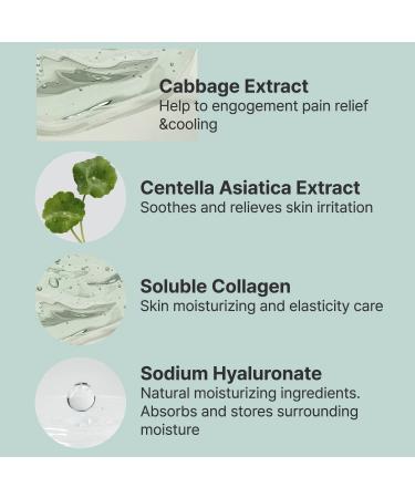 TNTN MOM'S Cabbage Cooling Breast Patch Active (4EA) | Stop Lactation & Breastfeeding Pain Relief - Buy Online on GoSupps.com