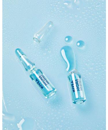 NIVEA Hydra Skin Effect 7 Days Ampoules - Concentrated Facial Care Cure with Hyaluron for Radiant Skin - Buy Online on GoSupps.com