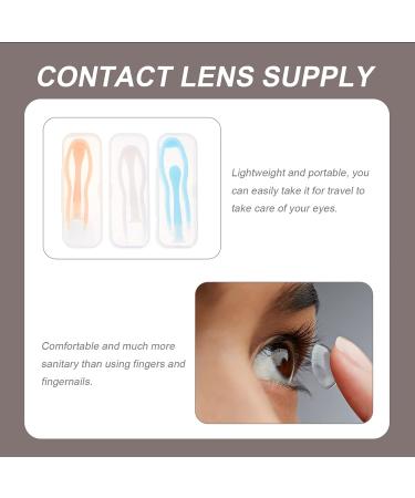 10-Pack Tweezers with Suction Cup - Glasses Holder & Contact Lens Remover | AB Medical Plastic Travel Case for Colored Lenses - Buy Online on GoSupps.com