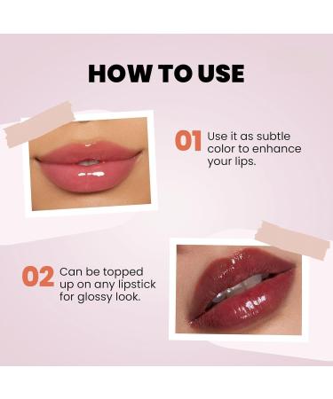 SOFTIZ Korean Crysta'l Jelly Lip Oil Gloss|Long Lasting Non-sticky Repair Moisturizing Hydrating Lip Oil Balm Tint | Waterproof Clear Transparent Lip Plumper for Womens| Lip Care Serum(Pack of 1 Pcs) - Buy Online on GoSupps.com