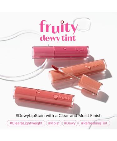 ETUDE Fruity Dewy Tint 02 Fig Parfait | Vegan Lip Stain | Watercolor Finish | Essential Ingredients for Perfect Lips - Buy Online on GoSupps.com