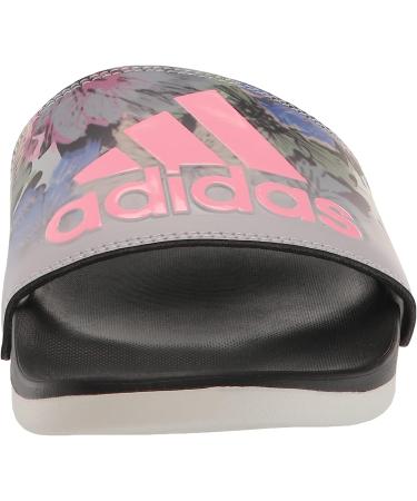adidas Women's Adilette Comfort Slide Sandal 8 Grey/Bliss Pink/Black - Buy Online on GoSupps.com